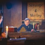 Scrooge interpreted on stage by Andrew Price