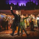 Andrew Price and the cast of A Christmas Carol at The Dipping House